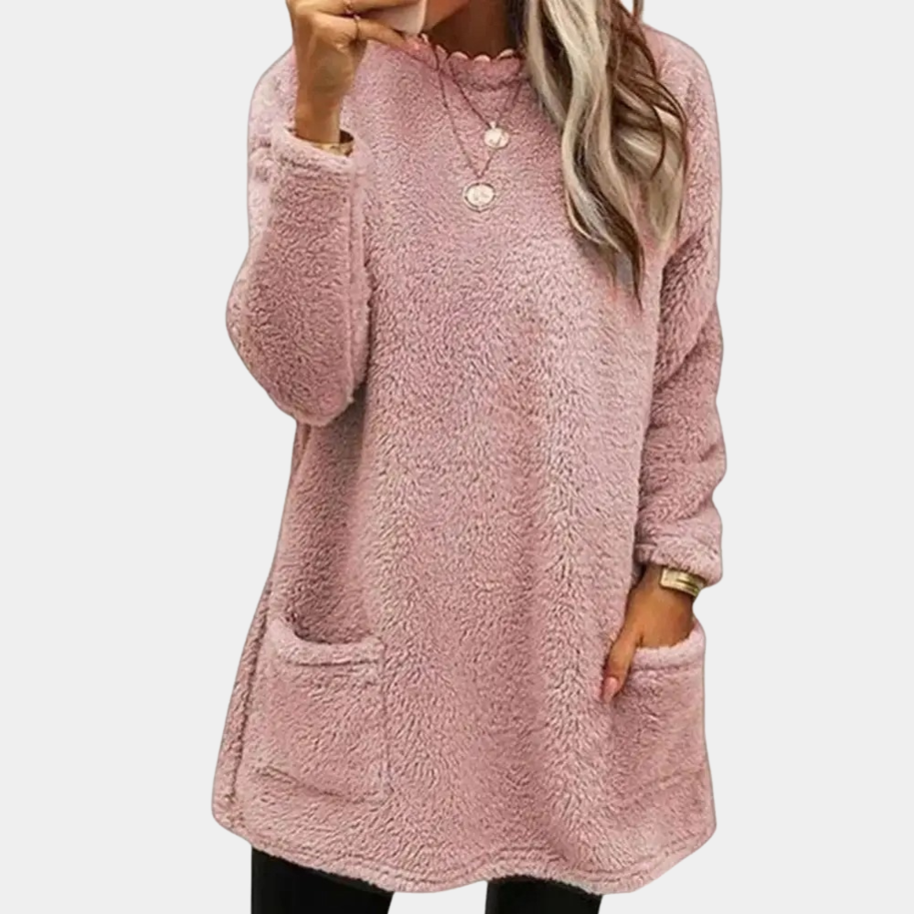 Maya | Mysig Mjuk Lång Tröja