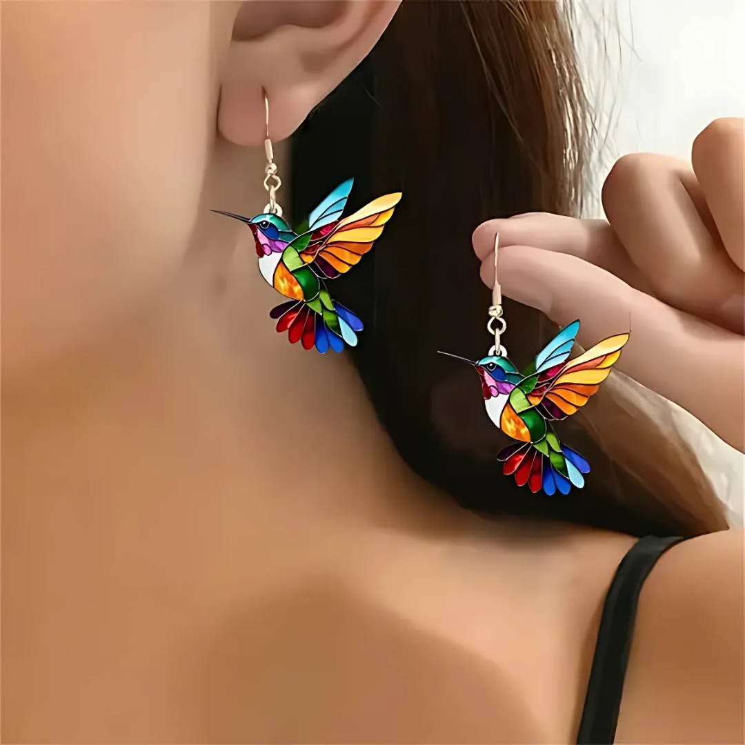Färgglada Kolibri Halsband | Aurea Påstående Hänge