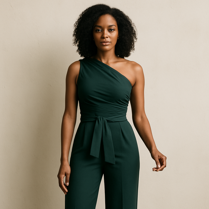 Dam Enskuldrad Overall | Snygg Eleganta Utstyrsel
