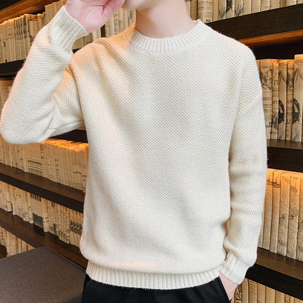 Herr Lös Passform Pullover | Ledig Sticka Tröja