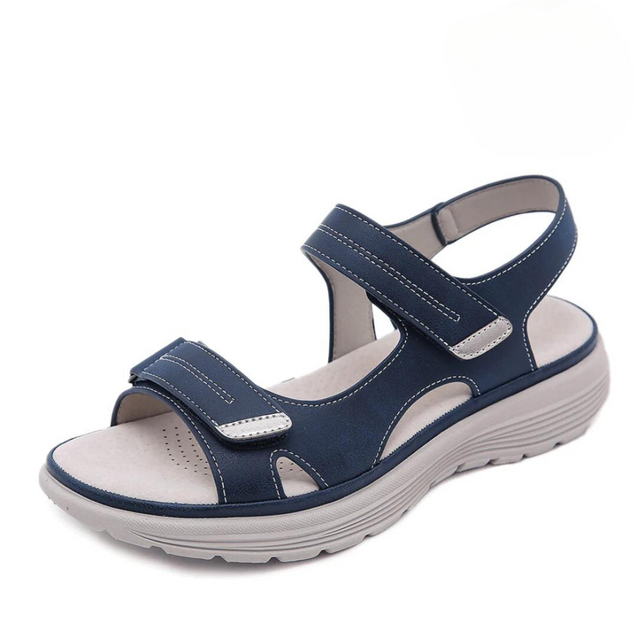 Unisex Ortopediska Sandaler | Läderstil Justerbara Remmar