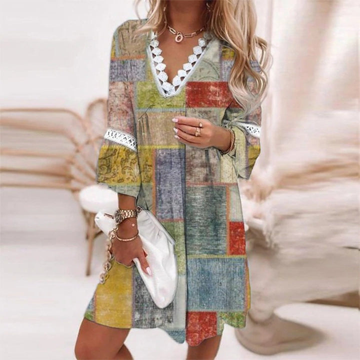 Dam Boho-Sommarklänning | Virkade Detaljer