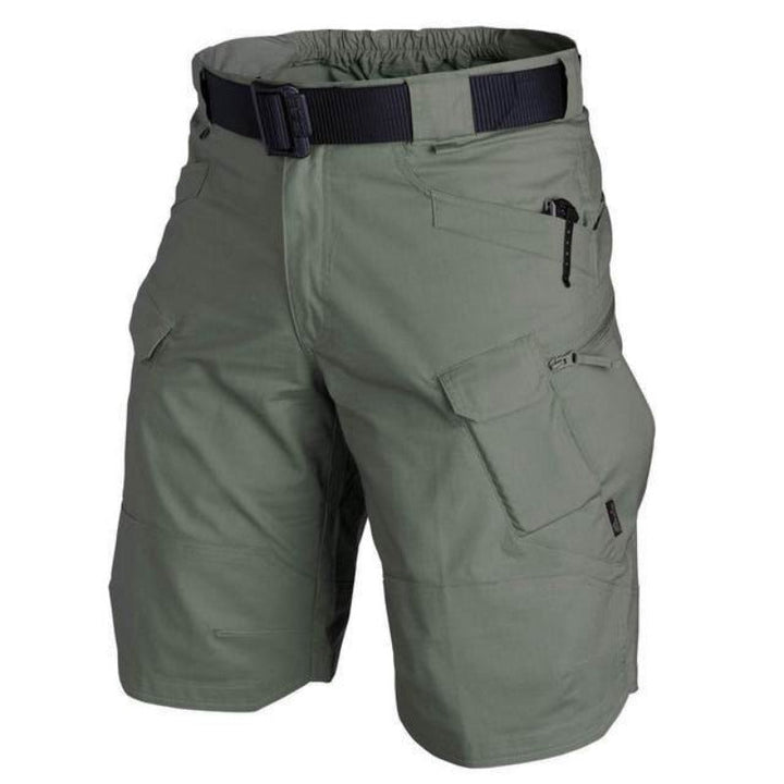 Herr Cargoshorts | Blixtlås Fickor och Elastisk Midjeband