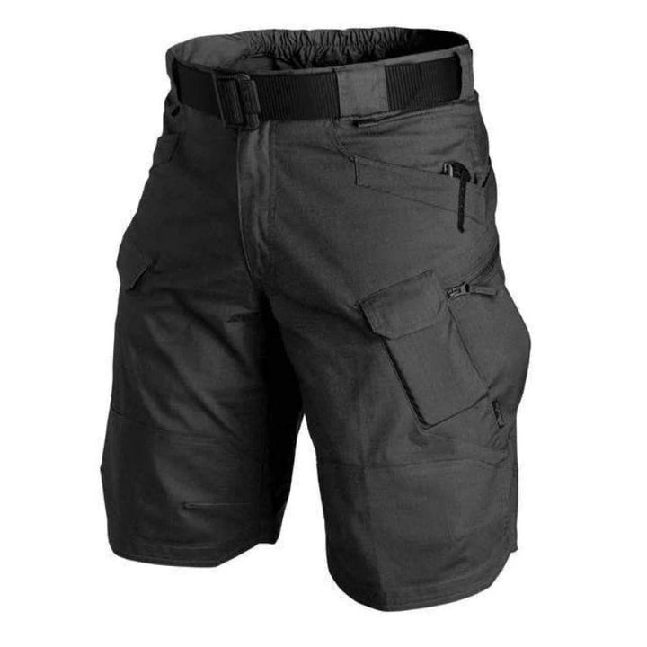 Herr Cargoshorts | Blixtlås Fickor och Elastisk Midjeband