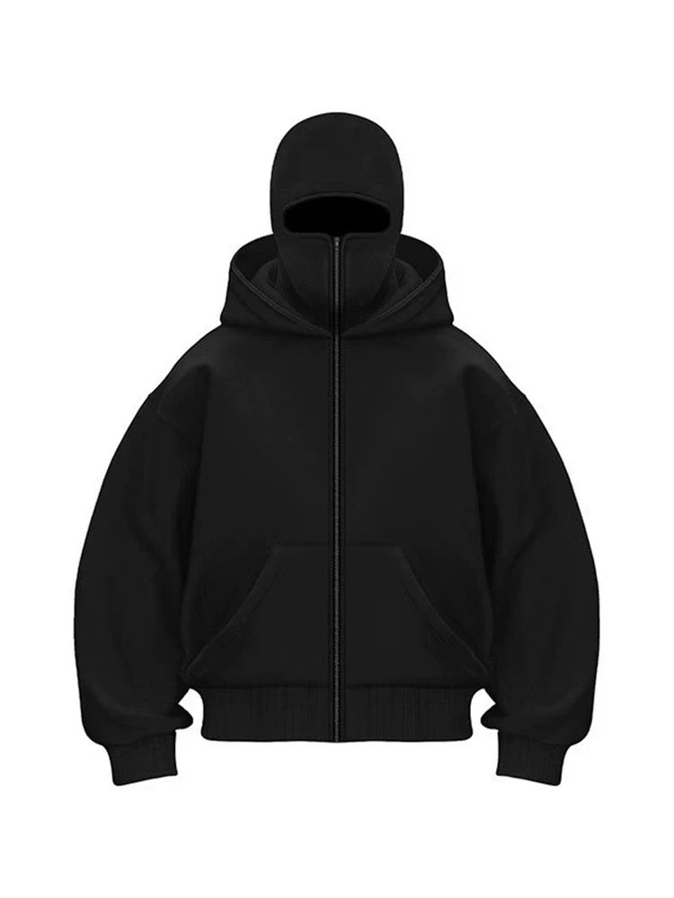 Unisex Maskhuvtröja | Vind-Beständig Utomhus Gatukläder
