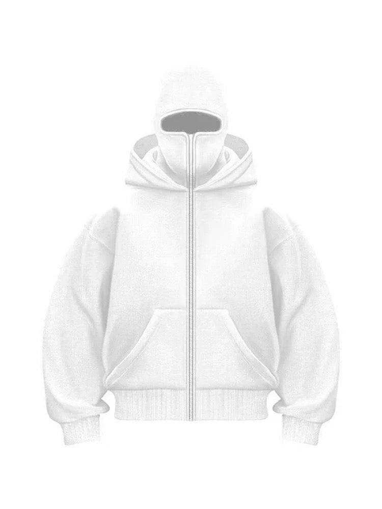 Unisex Maskhuvtröja | Vind-Beständig Utomhus Gatukläder