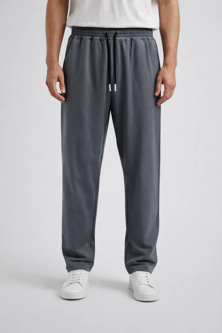 Herr Avslappnad Alla-Årstider Joggingbyxor Med Elastisk Midja