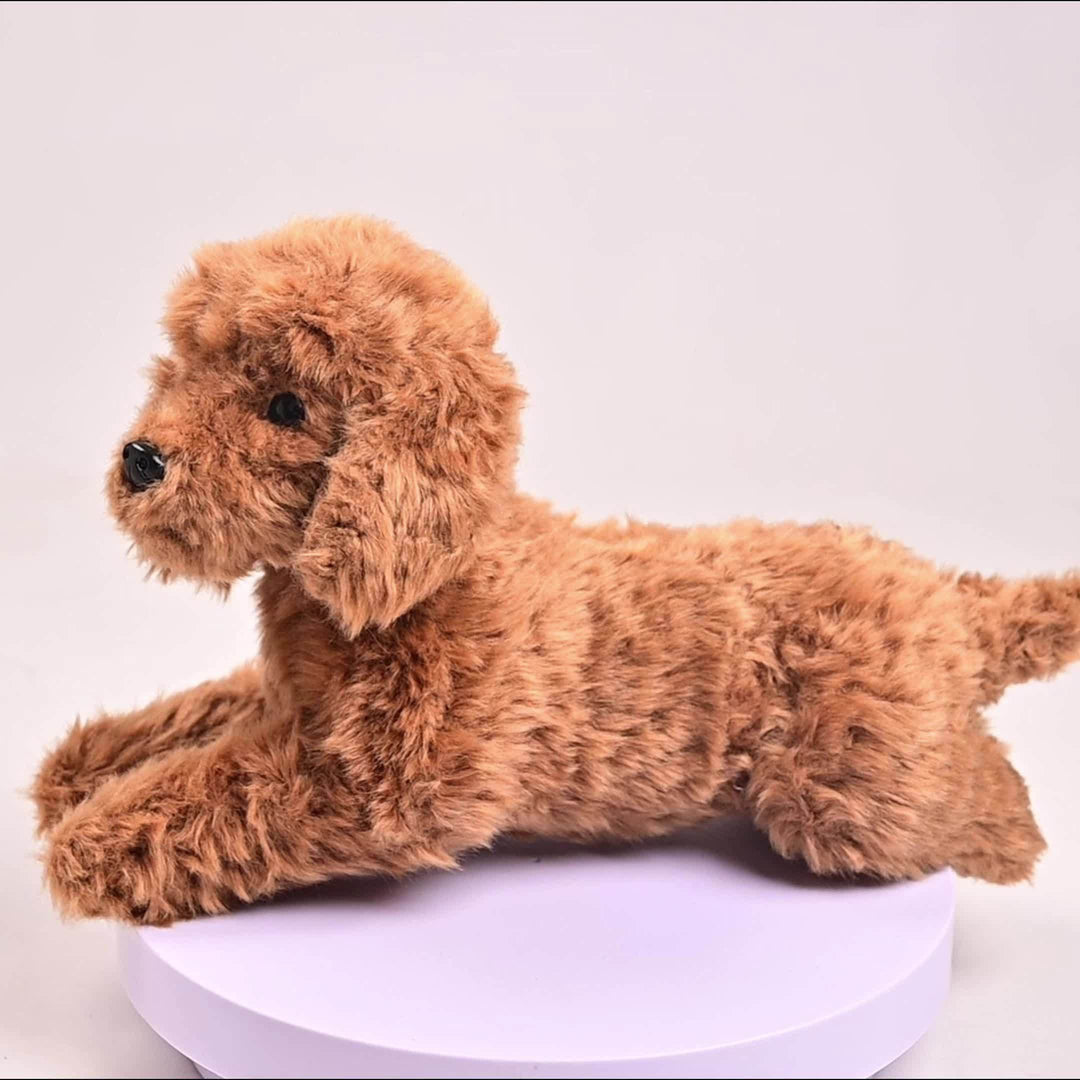 Barn Realistisk Plyschhundleksak | Mjuk Polyester 40 cm Nallehund