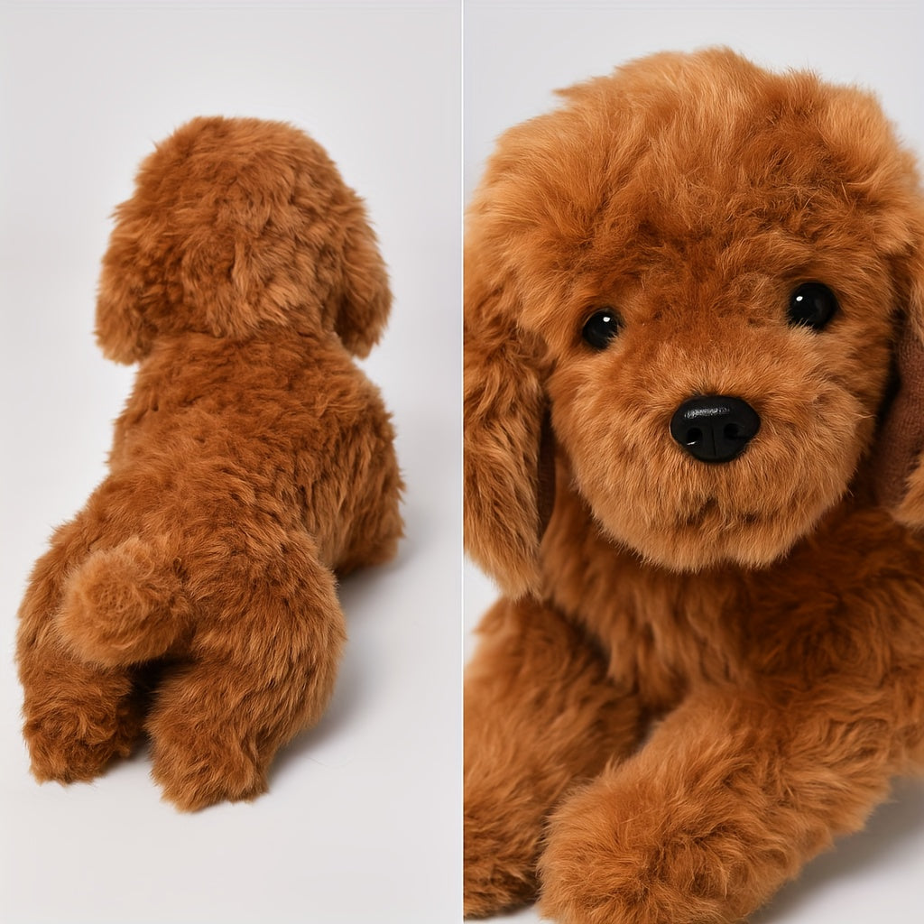 Barn Realistisk Plyschhundleksak | Mjuk Polyester 40 cm Nallehund