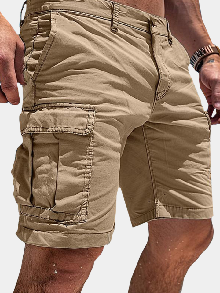 Herr Cargoshorts | Avslappnade Flera Fickor Verktygsshorts