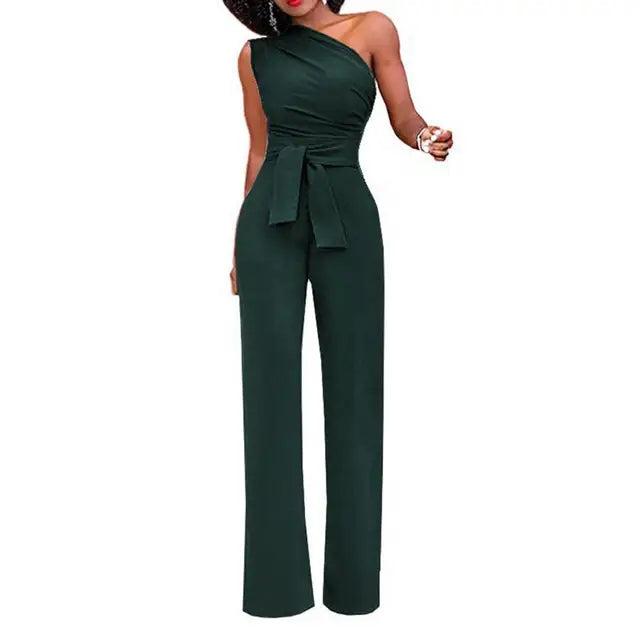 Dam Enskuldrad Overall | Snygg Eleganta Utstyrsel