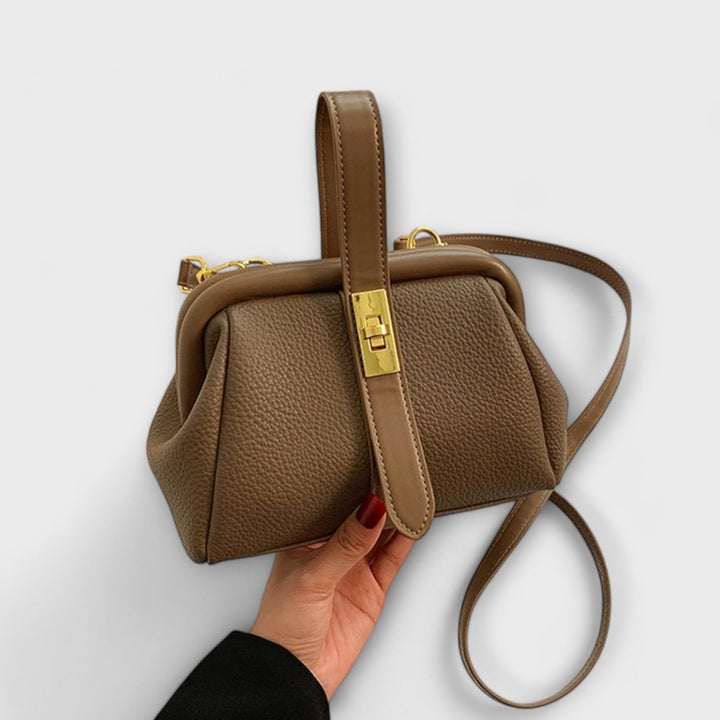 Dam Mini Vredlås Handväska | Läderstil Korsbody Stil