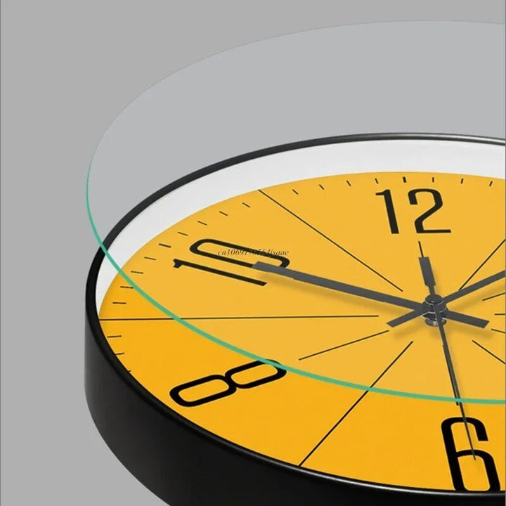 Modern Svartvit Minimalistisk Väggklocka