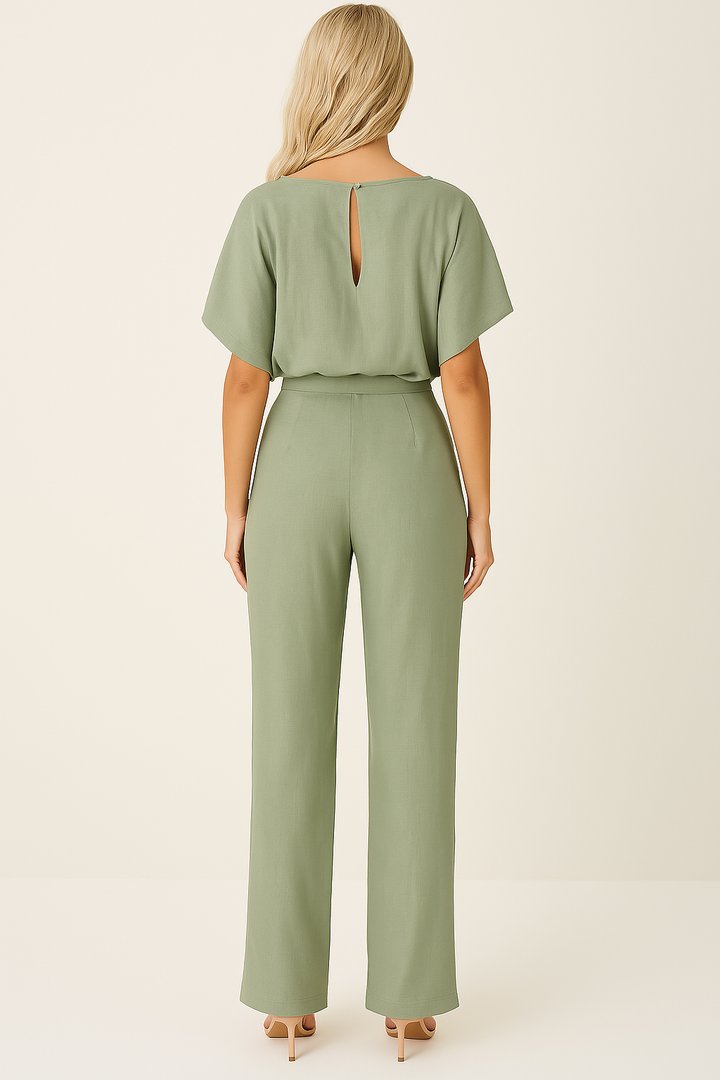 Eleganta Dam Overall | Snygg Långt-Ben Endelad