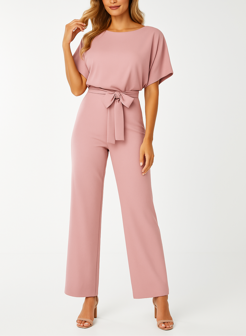 Eleganta Dam Overall | Snygg Långt-Ben Endelad