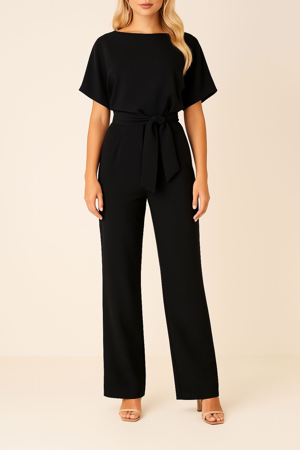 Eleganta Dam Overall | Snygg Långt-Ben Endelad