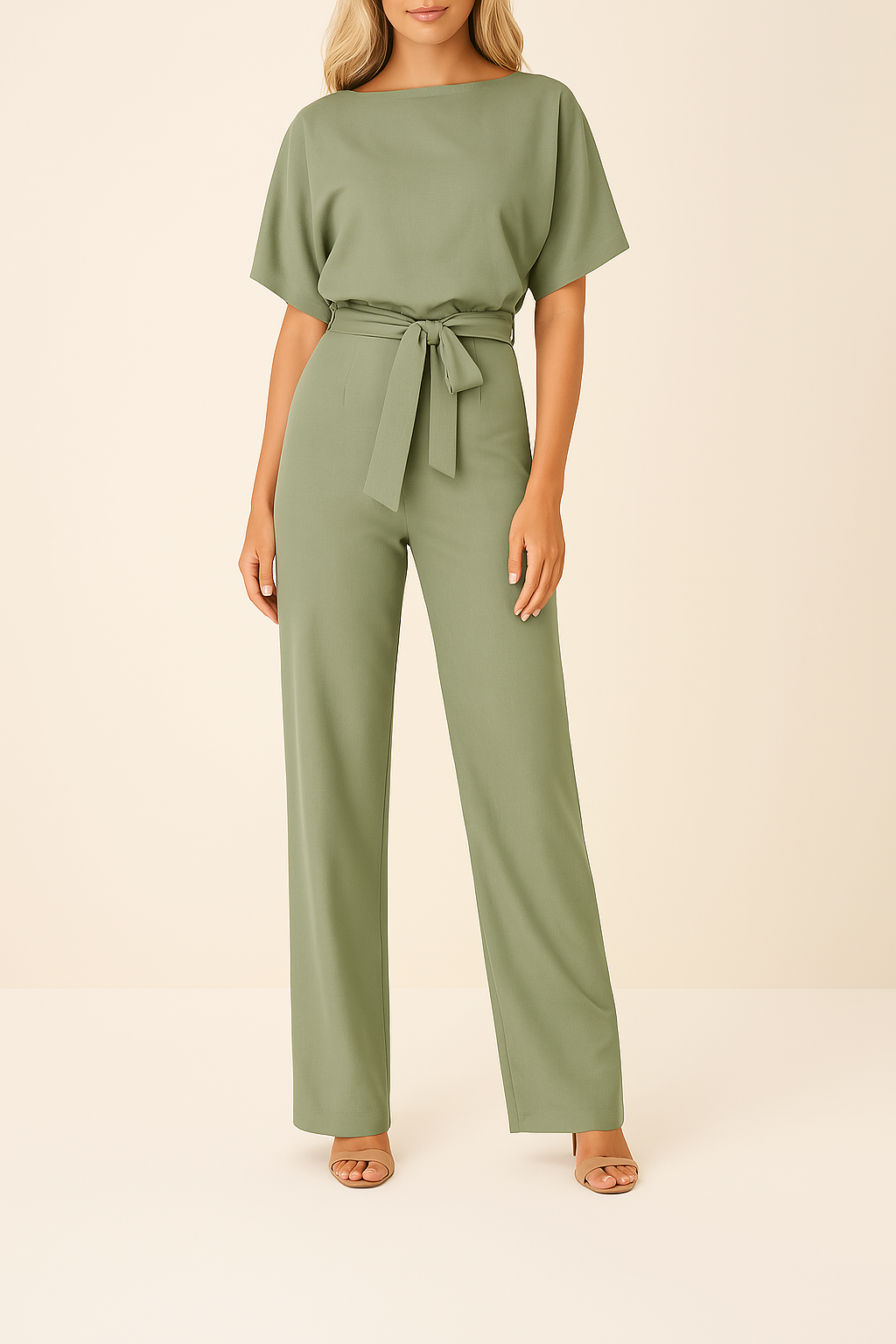 Eleganta Dam Overall | Snygg Långt-Ben Endelad
