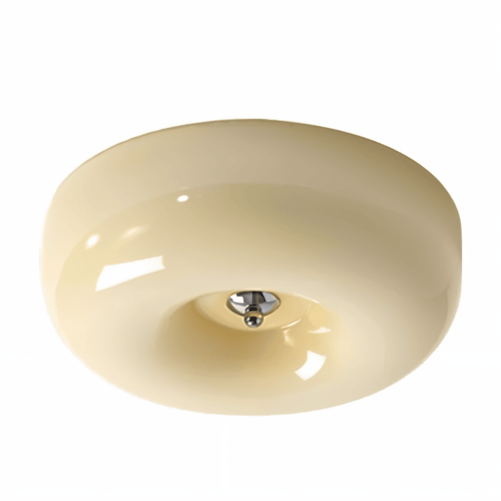Donut Taklampa | Modern Skandinavisk Vitt Glas Pendellampa