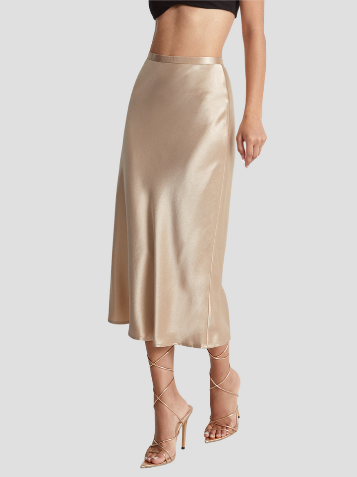 Zariah | Dam Eleganta Satin Midikjol