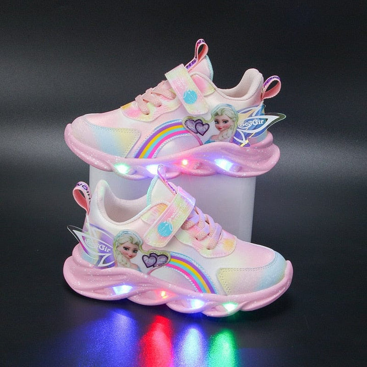 Tjejer Glittra LED Gymnastikskor