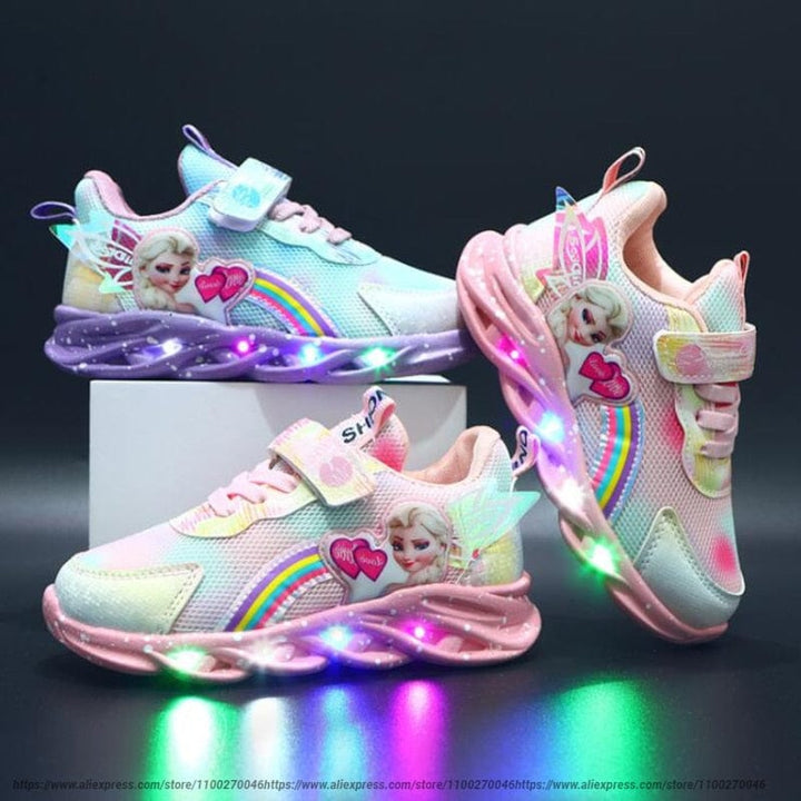 Tjejer Glittra LED Gymnastikskor