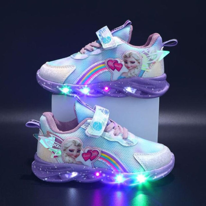 Tjejer Glittra LED Gymnastikskor