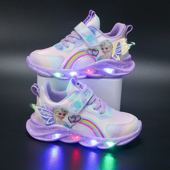 Tjejer Glittra LED Gymnastikskor