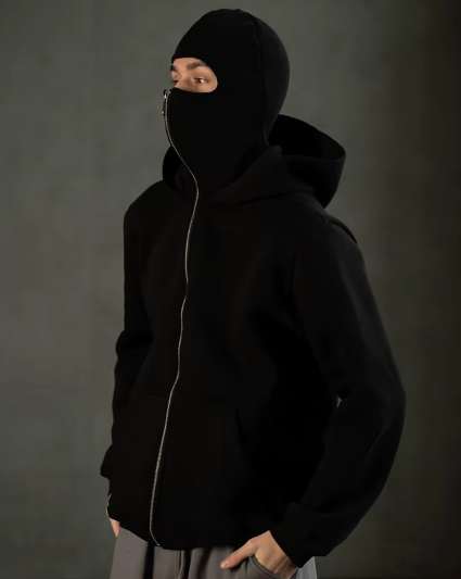 Unisex Maskhuvtröja | Vind-Beständig Utomhus Gatukläder