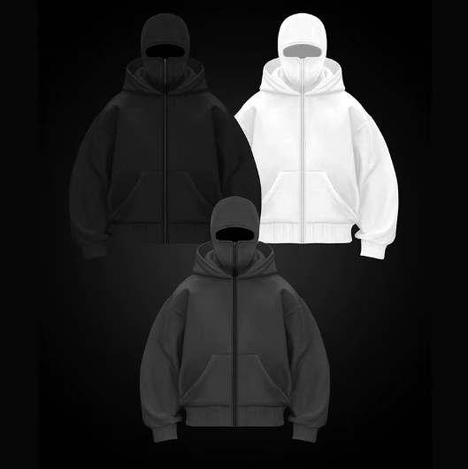 Unisex Maskhuvtröja | Vind-Beständig Utomhus Gatukläder