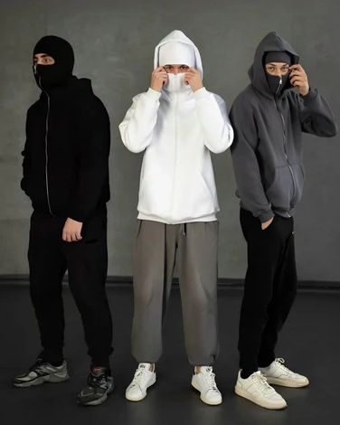 Unisex Maskhuvtröja | Vind-Beständig Utomhus Gatukläder