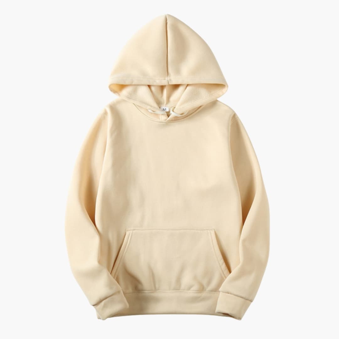 Herr Huva Sweatshirt | Justerbar Huvtröja med Känguruficka