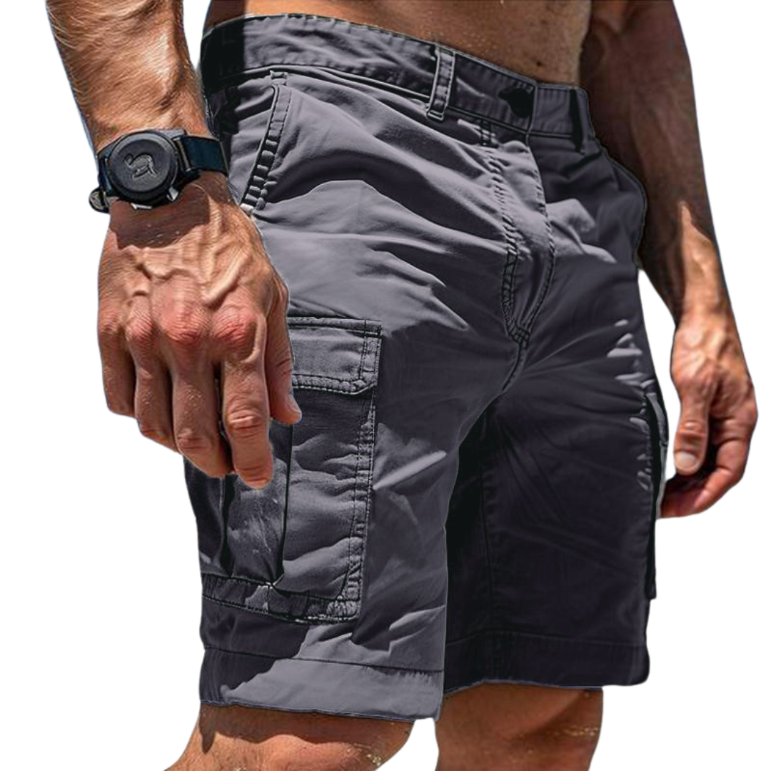 Herr Cargoshorts | Avslappnade Flera Fickor Verktygsshorts
