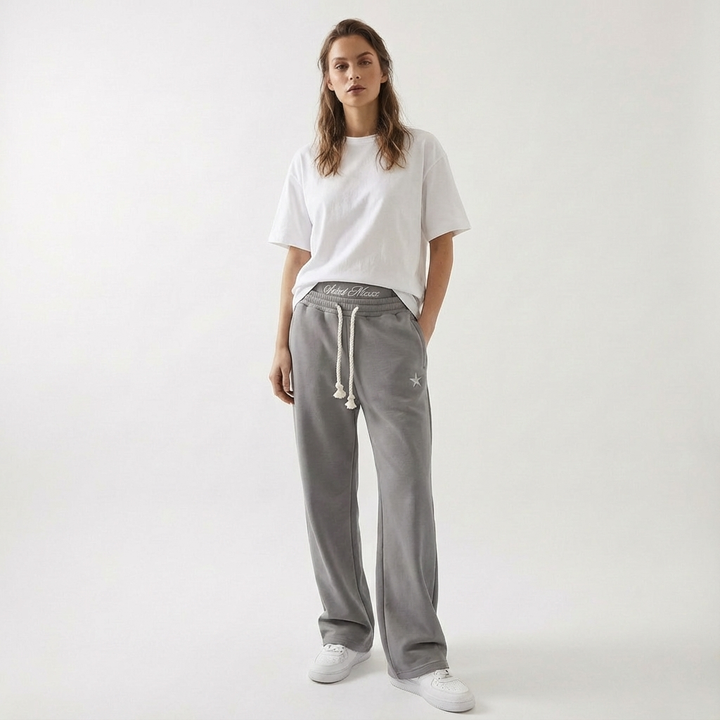 Unisex Säckig Joggingbyxor | Avspänd Passform Vardaglig Mjukisbyxor