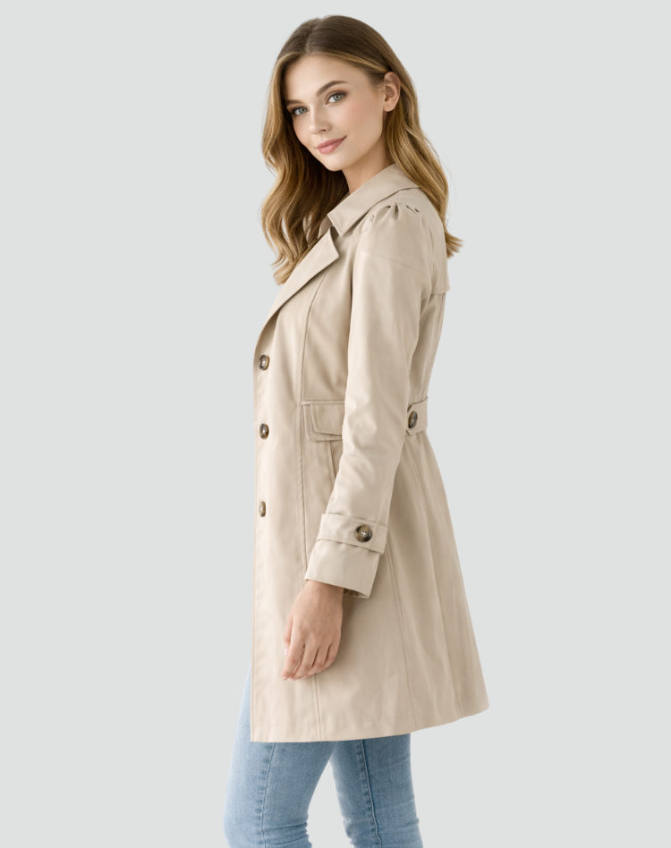 Dam Smal Passform Tränchcoat | Sommarstil