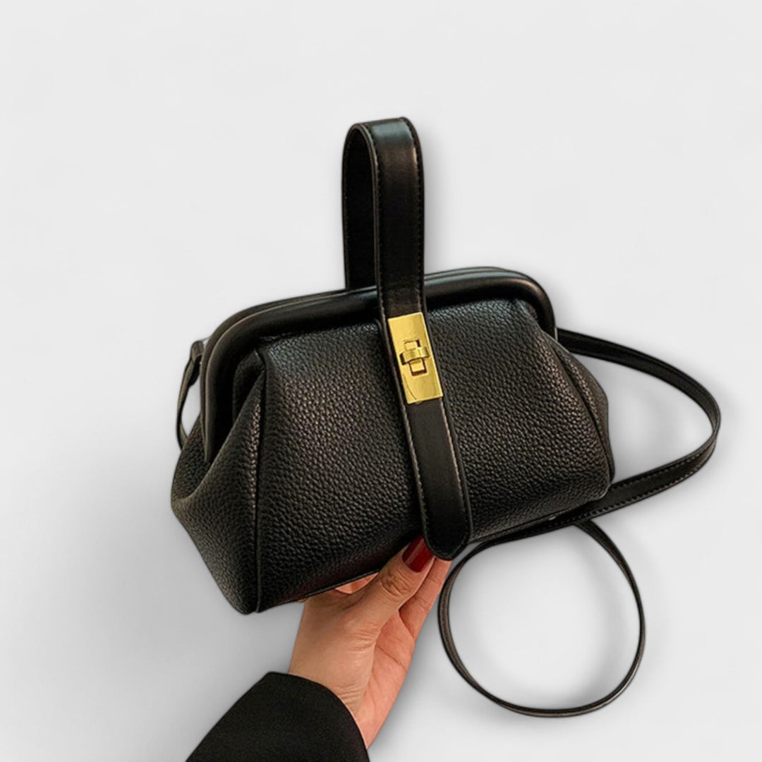 Dam Mini Vredlås Handväska | Läderstil Korsbody Stil
