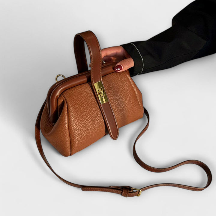 Dam Mini Vredlås Handväska | Läderstil Korsbody Stil