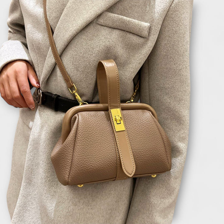 Dam Mini Vredlås Handväska | Läderstil Korsbody Stil