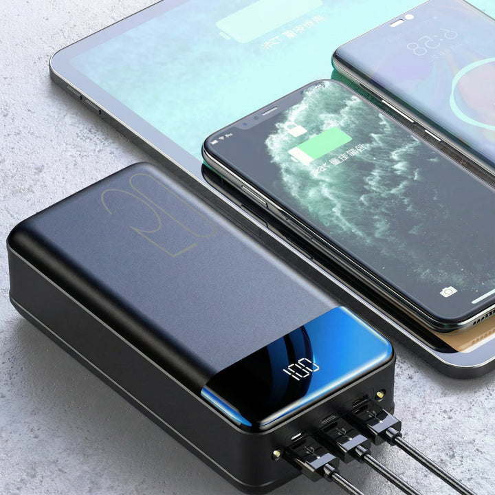 100,000mAh Powerbank | Snabbladdning Resebatteri