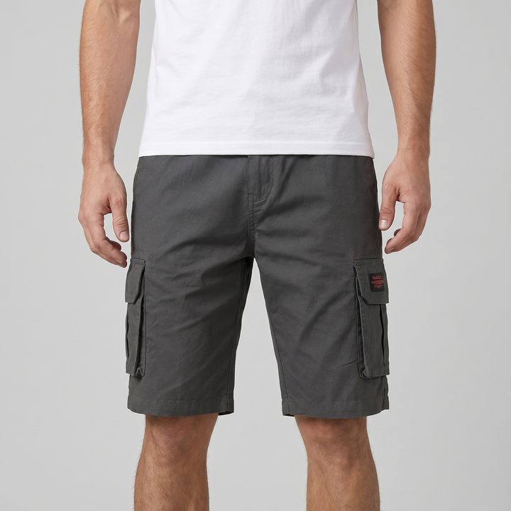 Herr Avslappnad Passform Cargoshorts