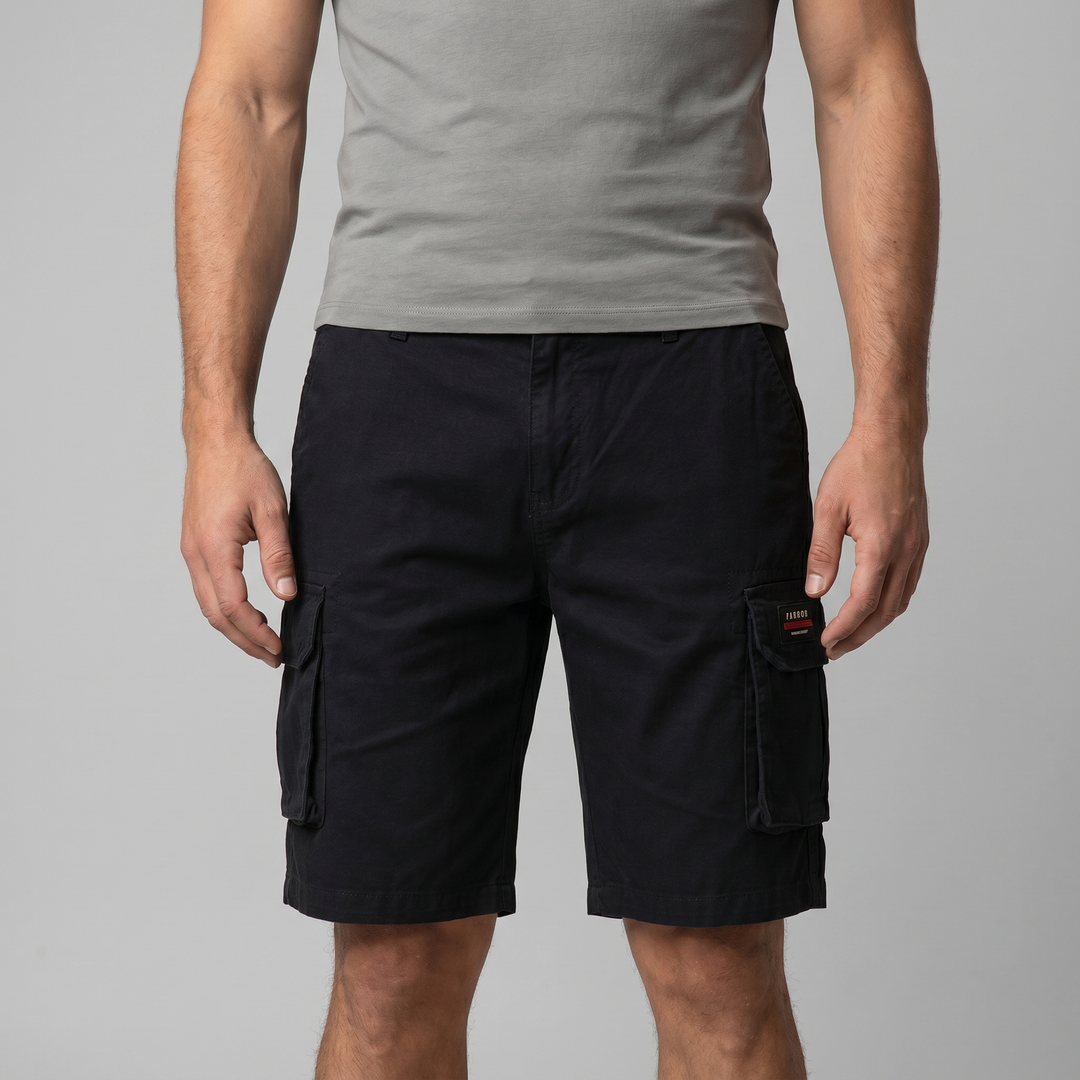 Herr Avslappnad Passform Cargoshorts