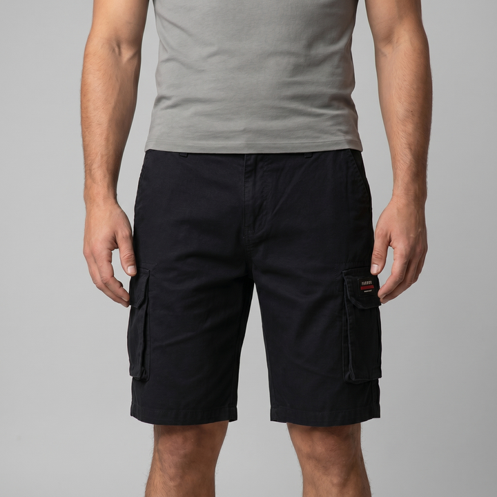 Herr Avslappnad Passform Cargoshorts