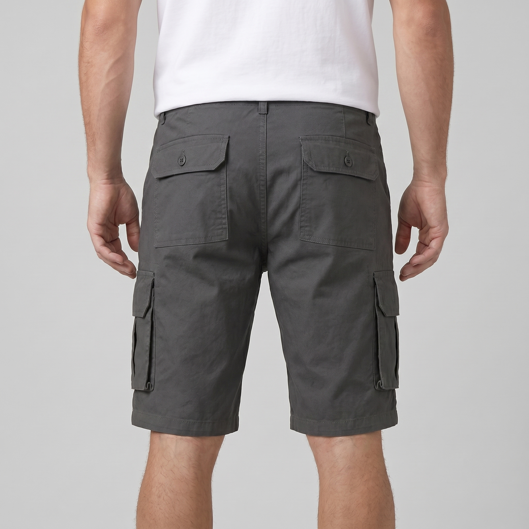 Herr Avslappnad Passform Cargoshorts