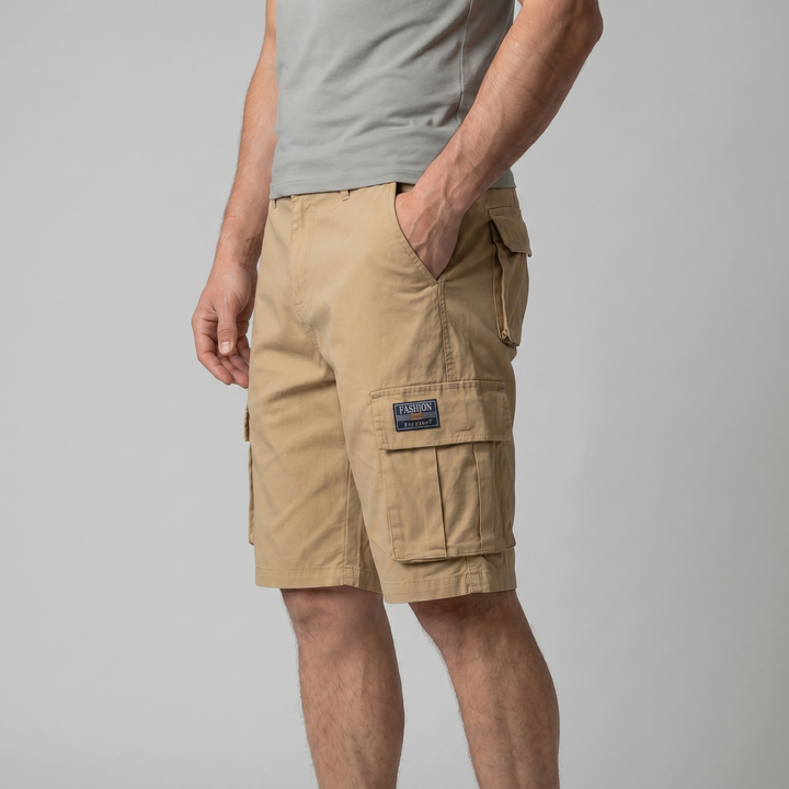Herr Avslappnad Passform Cargoshorts