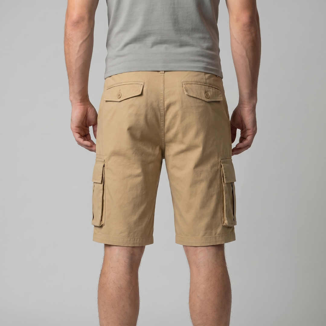Herr Avslappnad Passform Cargoshorts