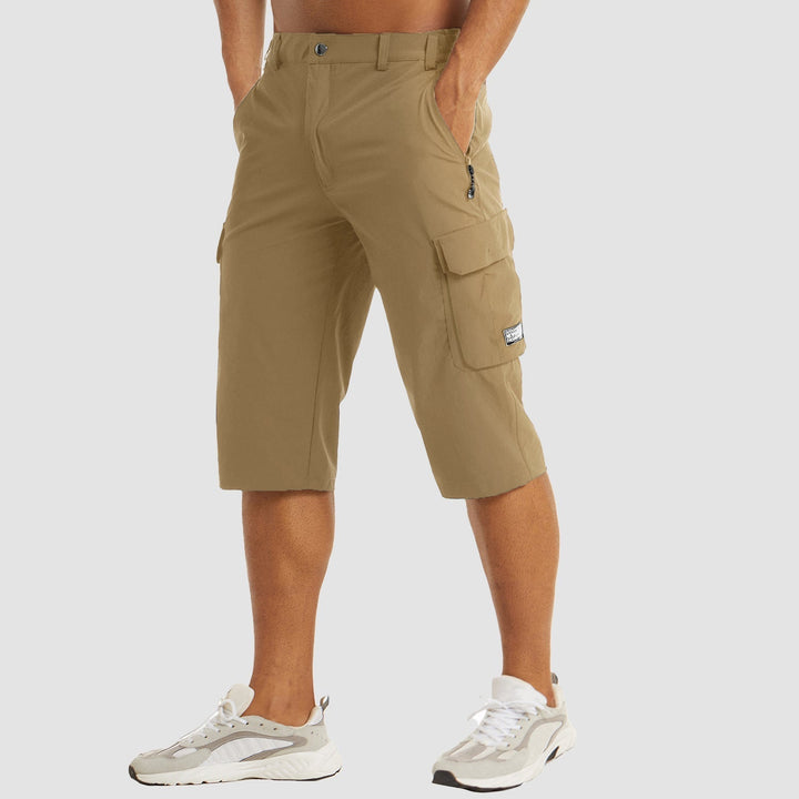 Herrar Snabbtorkande Flera Fickor Cargoshorts
