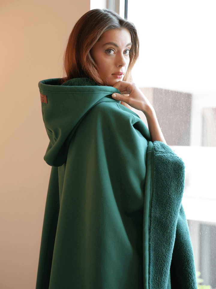 Överdimensionerad Komfort Avkoppling Pullover med Mjuk Fransk Frotté