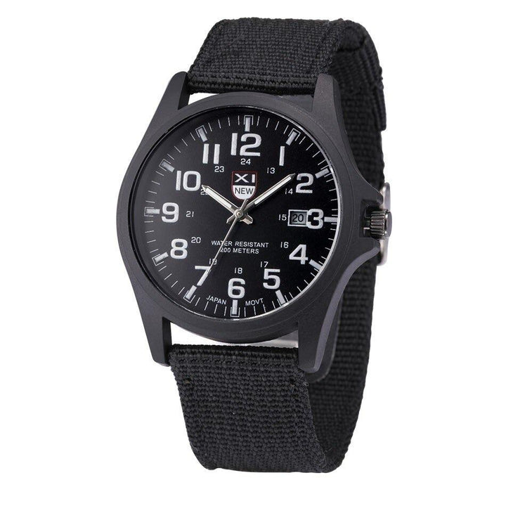 Herr Taktisk Militärklocka | Robust Utomhus Sportdesign