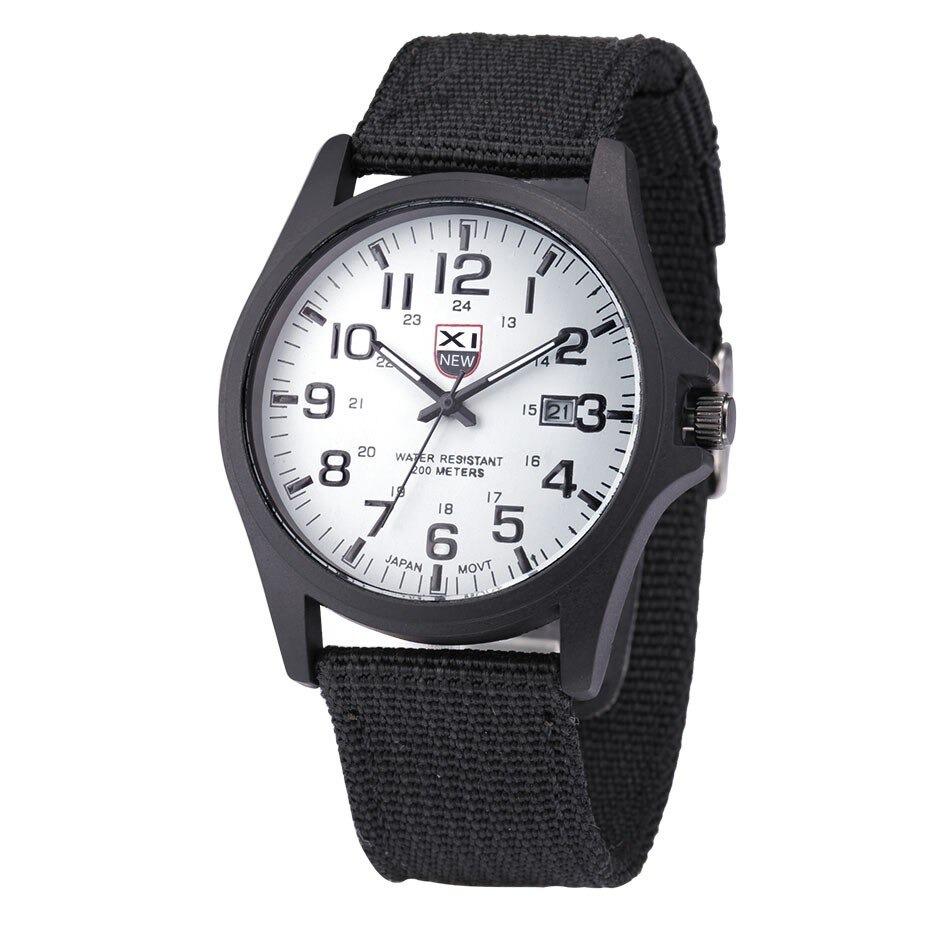 Herr Taktisk Militärklocka | Robust Utomhus Sportdesign