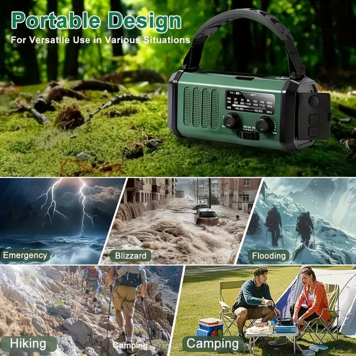 Solcell Handvev Nödradio