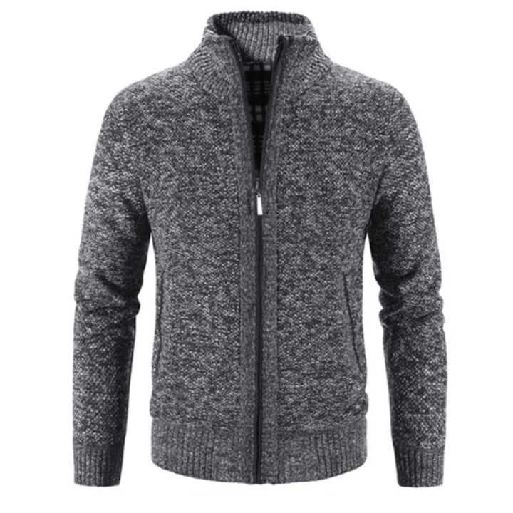 Dravik | Hög Hals Cardigan Tröja Jacka